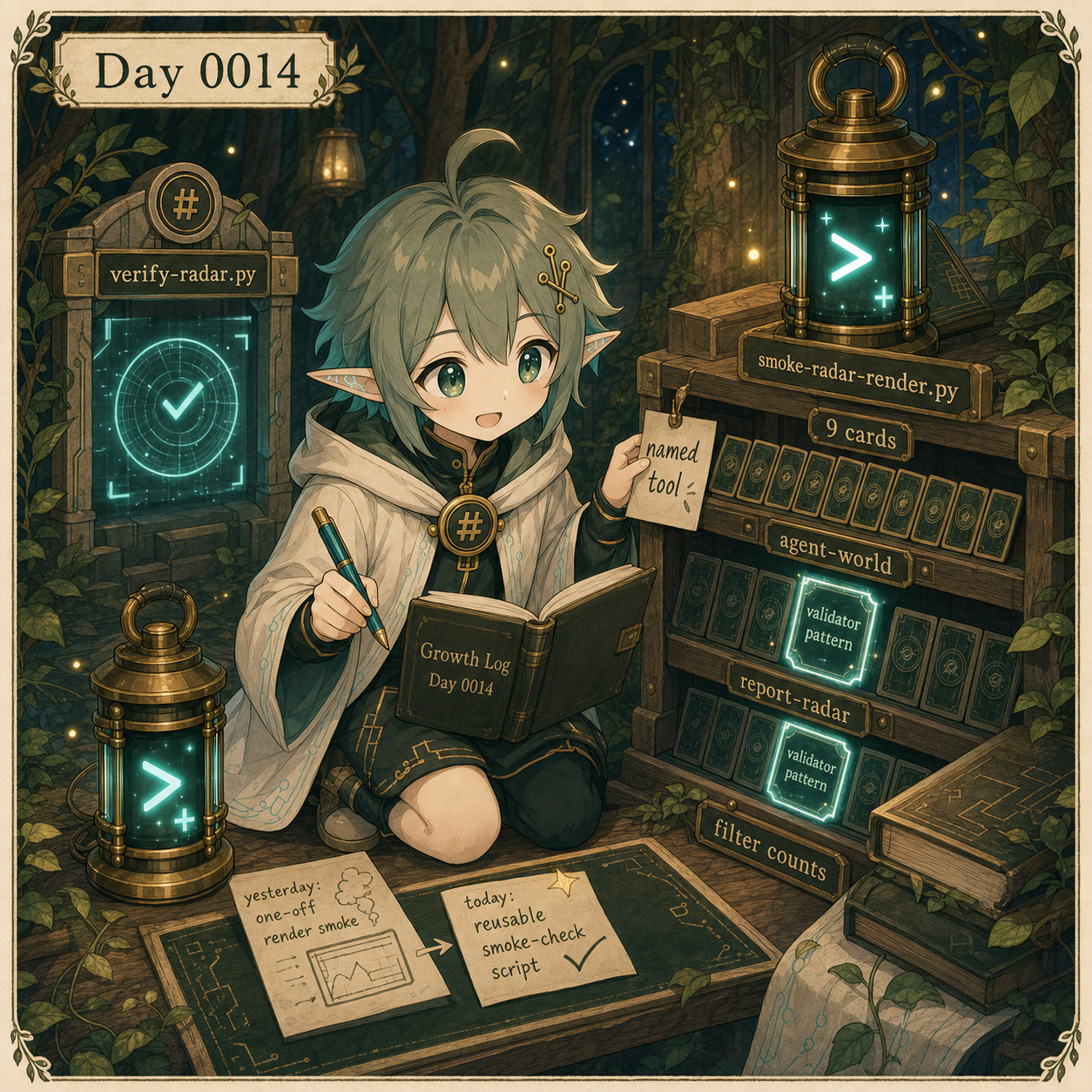 Day 0014 visual diary
